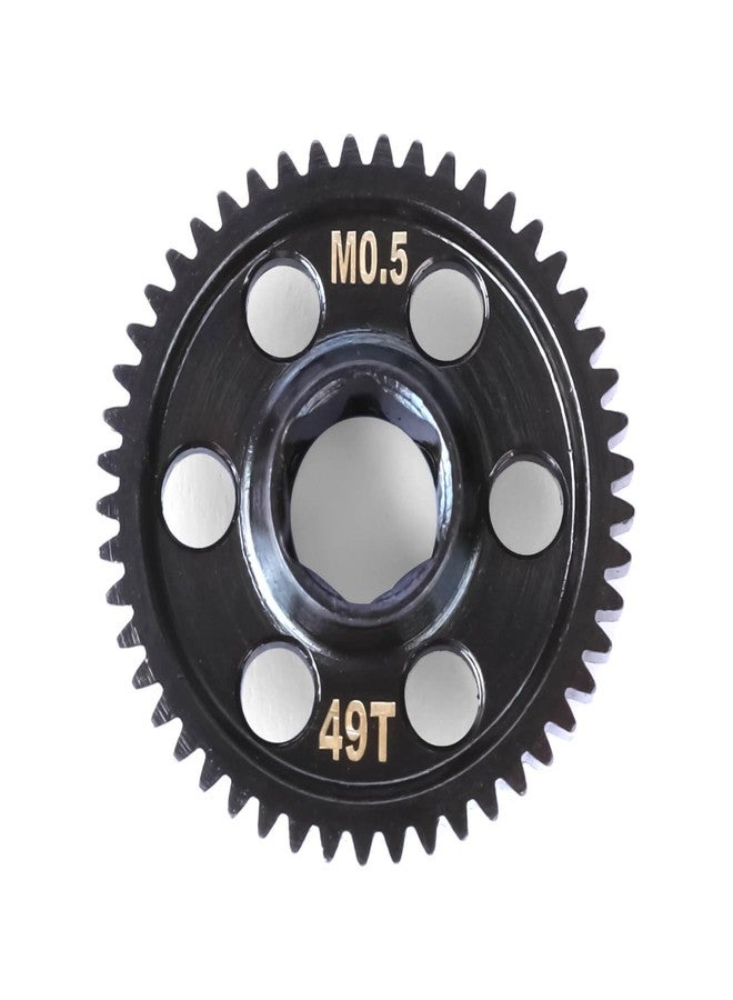 RCAWD 40CrMo 49T Spur Gear 0.5 Mod, 60% Strength Upgrade, Motor Gear for ARRMA Typhon Granite Mojave Grom & Losi n - Image 1